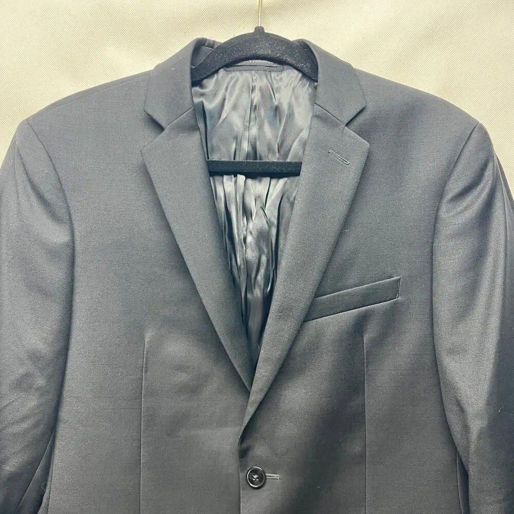 Calvin klein 100% Wool Slim Fit Men's Black Blazer Size 40S